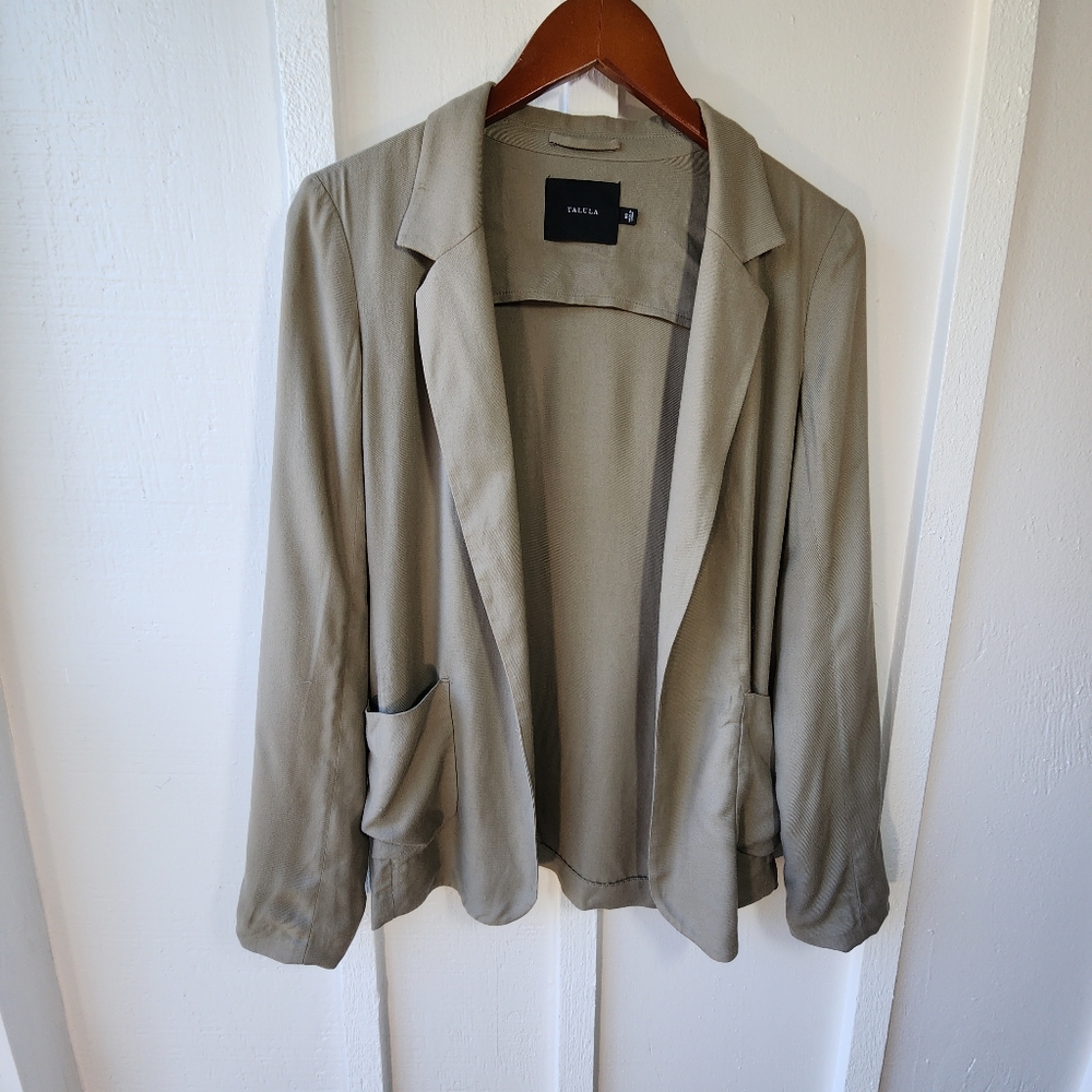 Artizia Talula Kent Blazer Draped Relaxed Fit Taupe Size 00